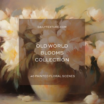 Old World Blooms Floral Still Life Scene Collection Old World Blooms Floral Still Life Scene Collection