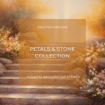Petals and Stone Background Collection Petals and Stone Background Collection