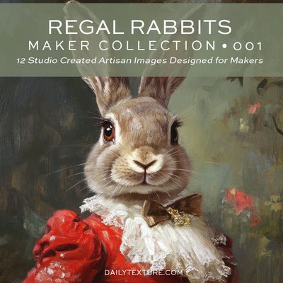 Daily Texture Maker Collection 001: Regal Rabbits
