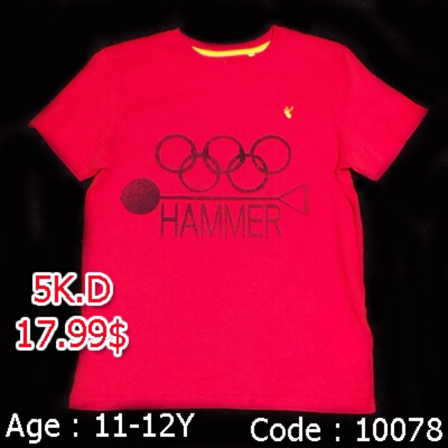 T-shirt ( TS0006 ) 11/12year