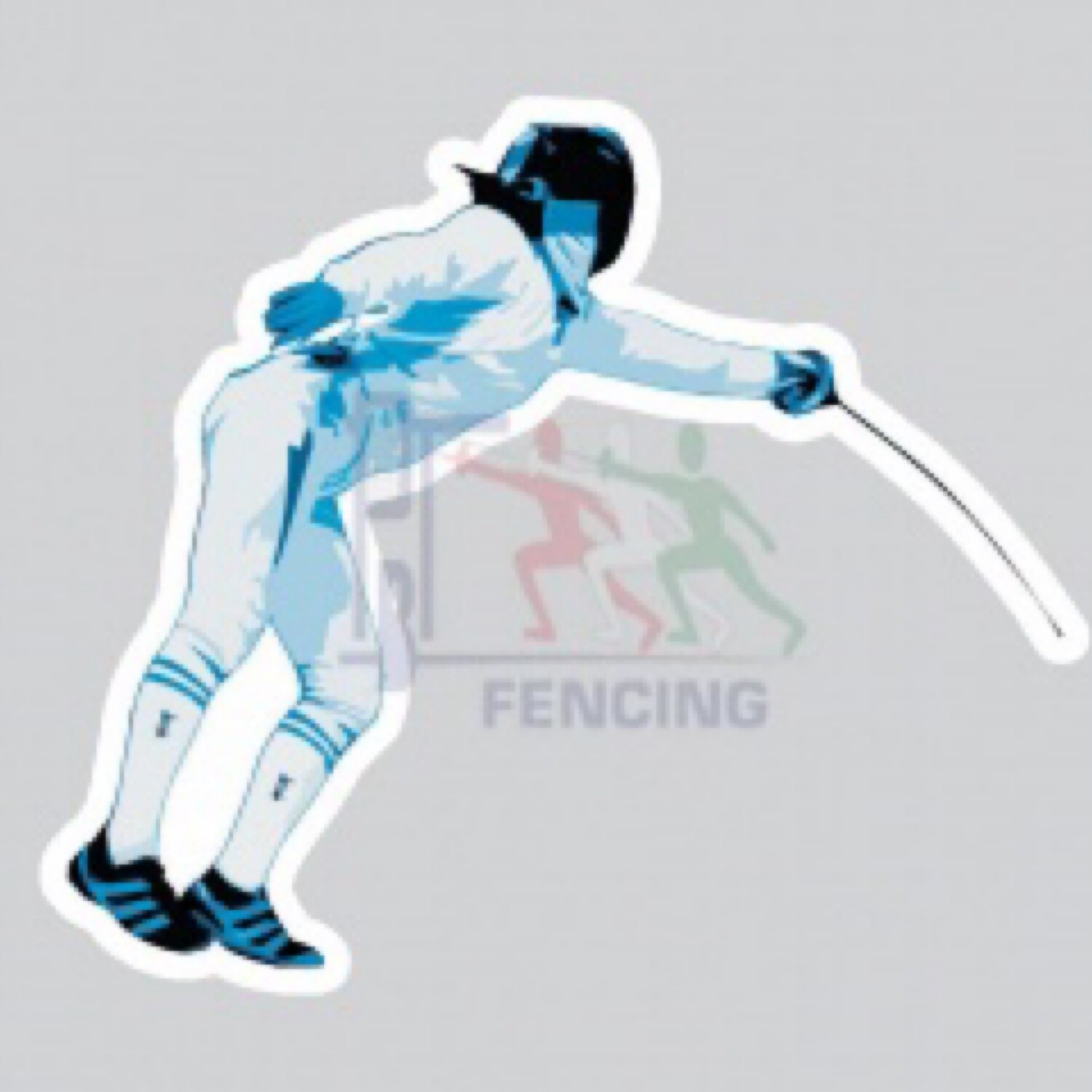 Fencing car sticker EPÉE