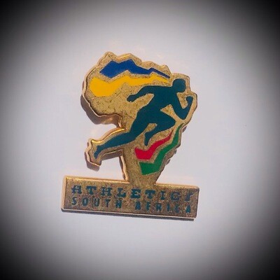 Soth africa athletics pin badge BP018