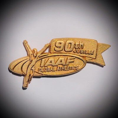 IAAF GLOBAL ATHLETICS 90th Jubilee pin badge BP048