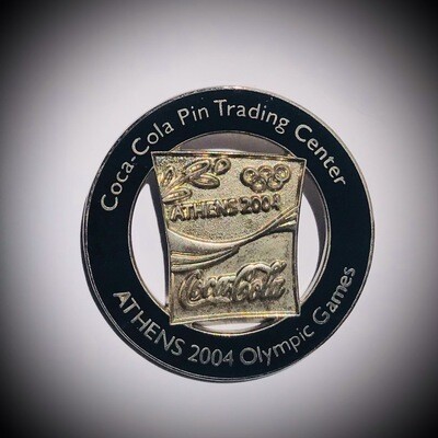 Cocacola pin badge at ATHENS 2004 olympic games BP029