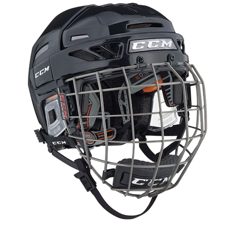 CCM FL3DS Jr Helmet Combo Blk