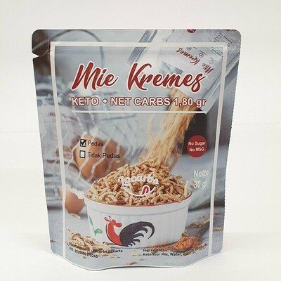 Locarbs Keto Mie Kremes (Crispy Noodles) 30g