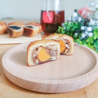 Keto Mini Mooncake - Egg Yolk with Melon Seeds Keto Mini Mooncake - Egg Yolk with Melon Seeds