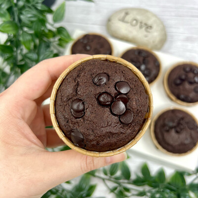 Keto Double Chocolate Chips Muffins (Box of 6)