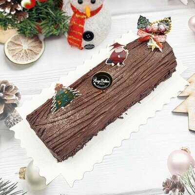 Keto Chocolate Ganache Log Cake - Diabetic-friendly & Gluten-free