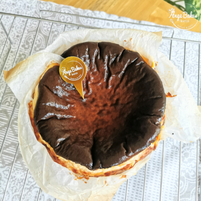 Keto Basque Burnt Cheesecake - Diabetic-friendly, Gluten-free & Nut-Free