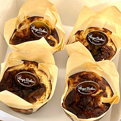 Keto Mini Earl Grey Basque Burnt Cheesecake (Box of 4)
