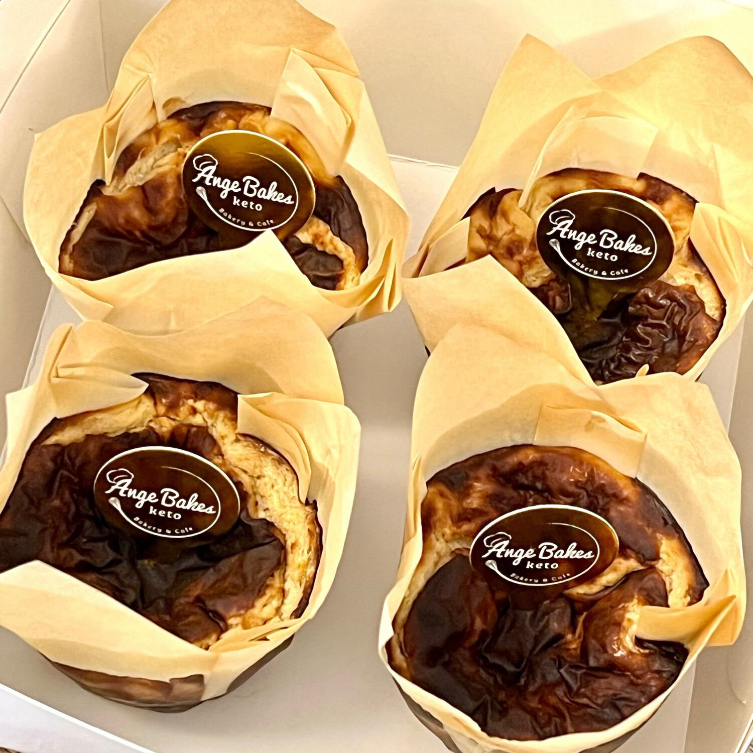 Keto Mini Earl Grey Basque Burnt Cheesecake (Box of 4)