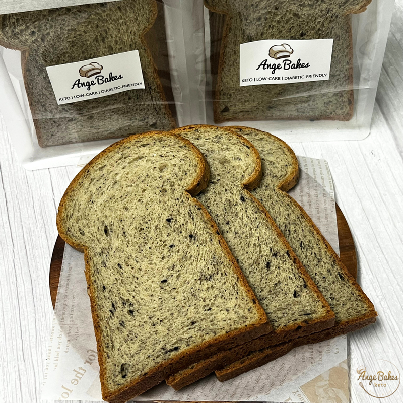 Keto Black Sesame Bread - Quarter Loaf