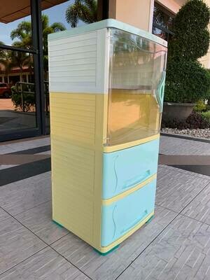 DISH DRAINER/1 CABINET/2 DRAWERS