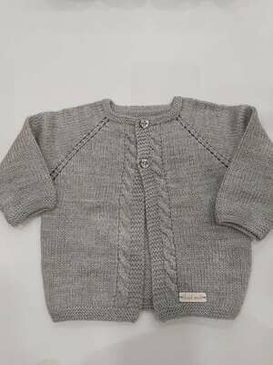 chaquetita de bebé hecha a mano