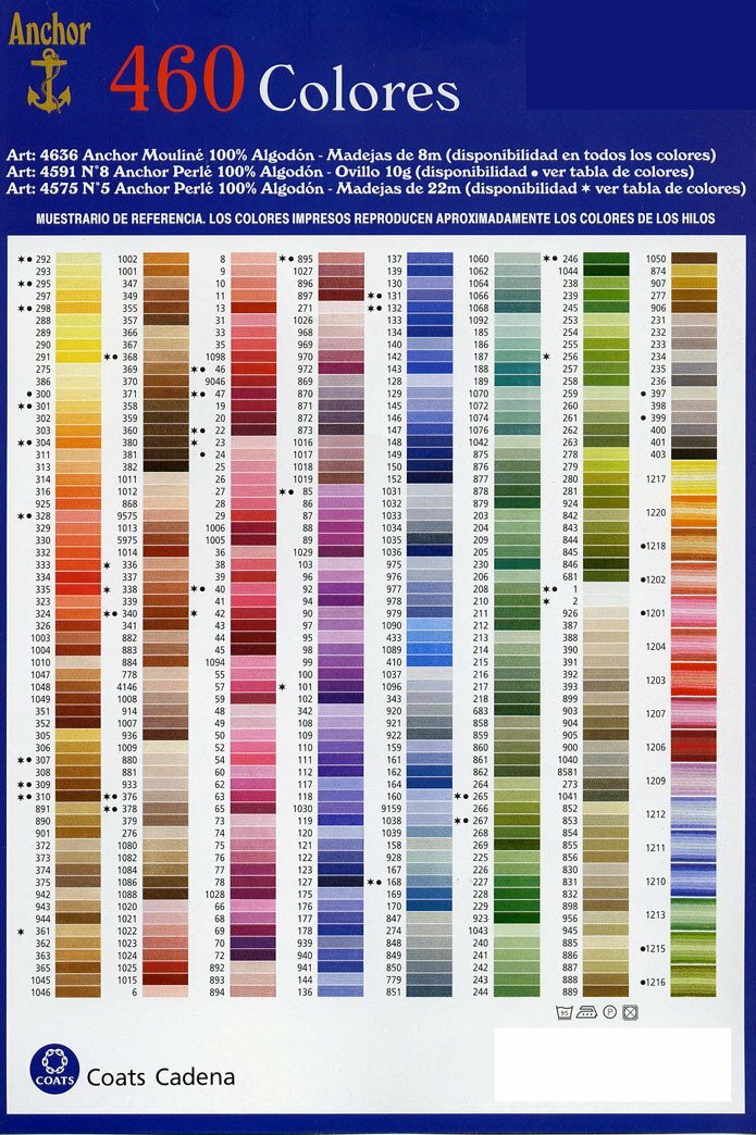 Madeja Anchor Mouliné 8m