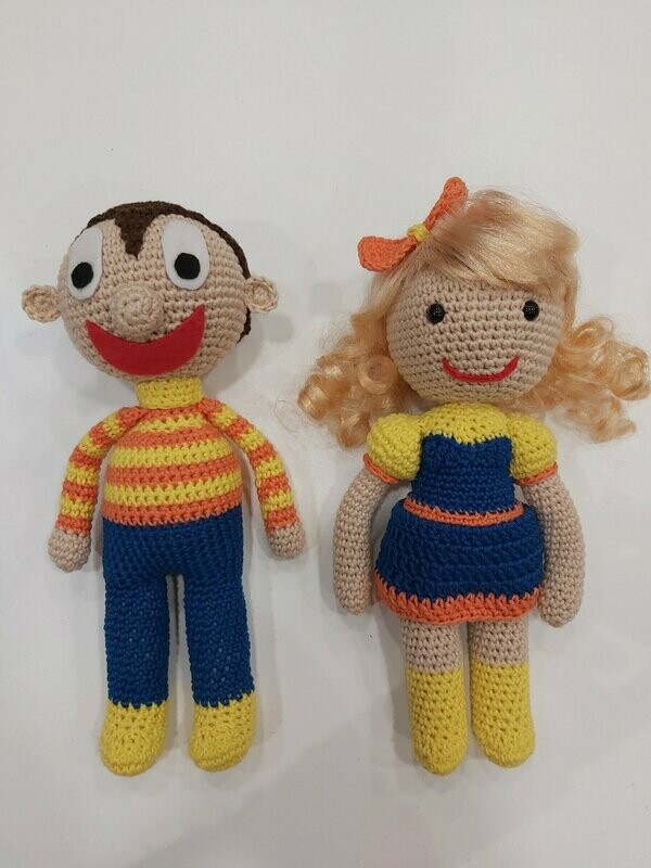 Betty y Beto amigurumi hecho a mano