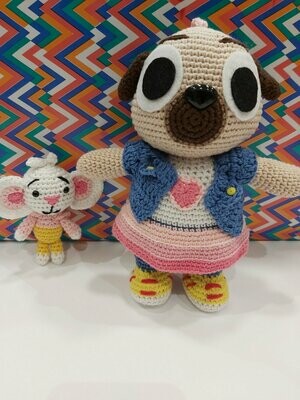 Chip & Potato de amigurumi hechos a mano