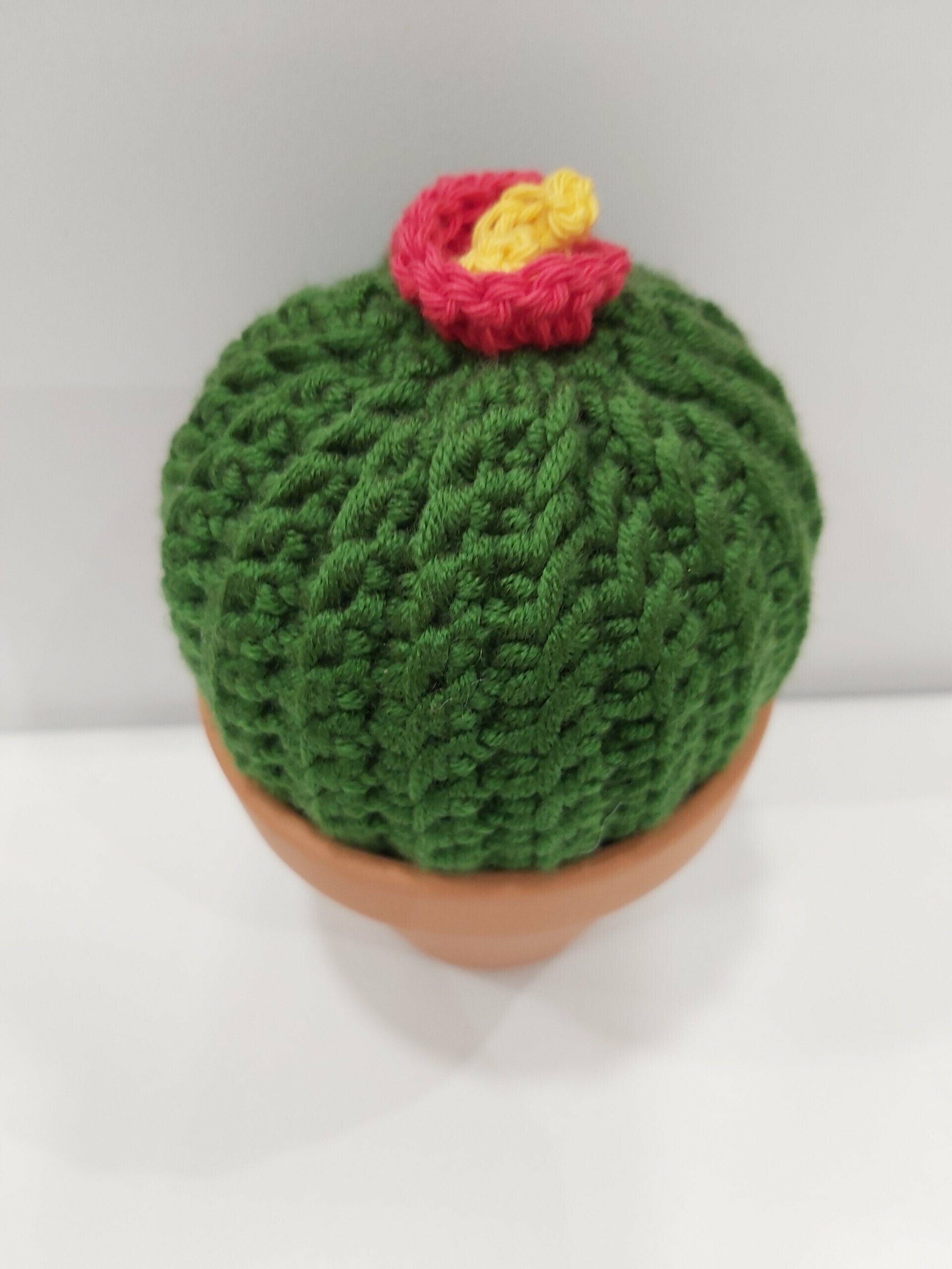 Cactus amigurumi hecho a mano