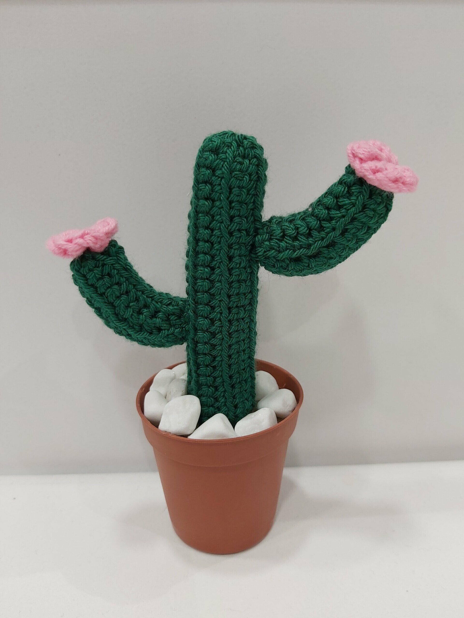 Cactus amigurumi hecho a mano