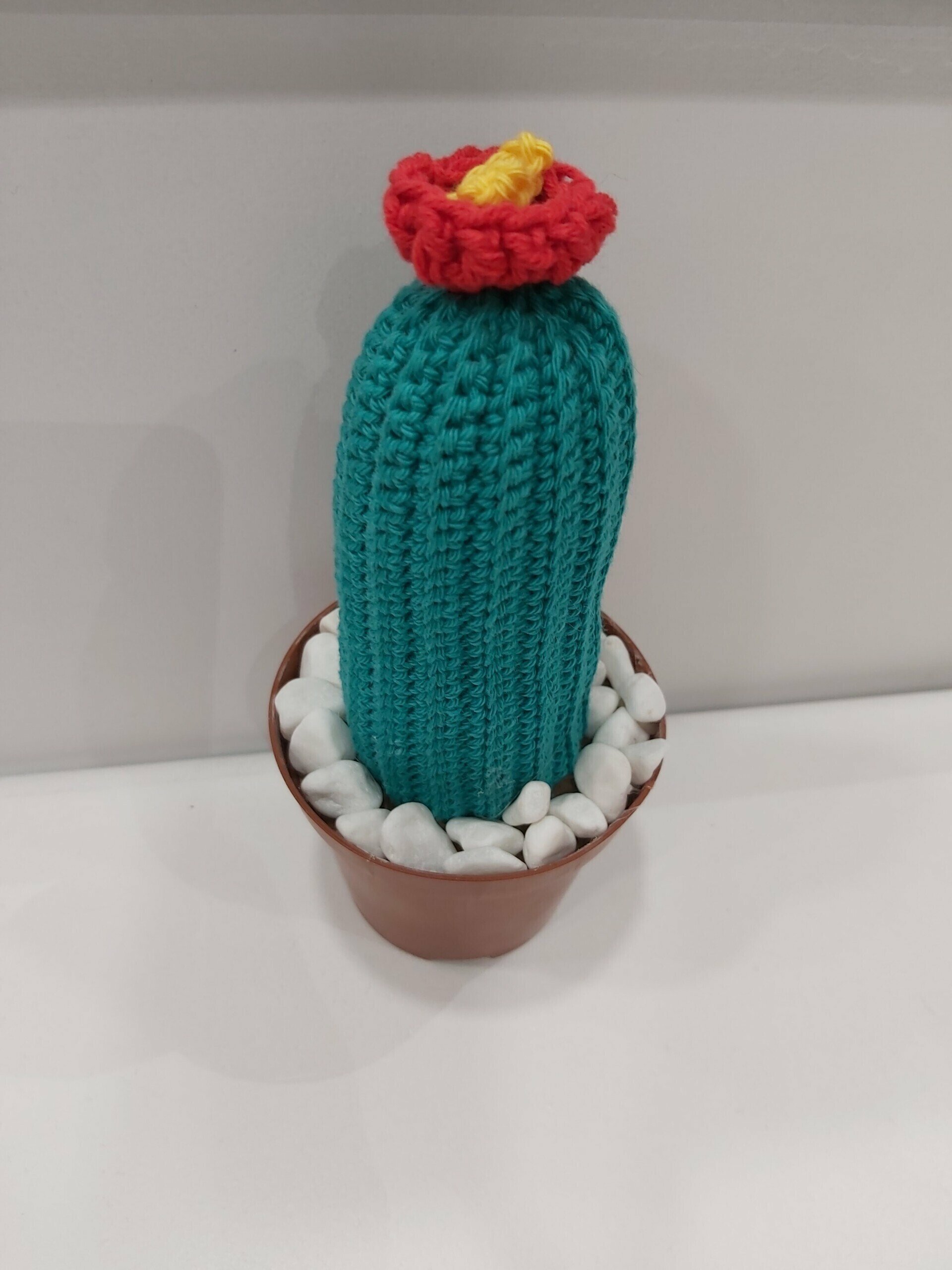 Cactus amigurumi hecho a mano