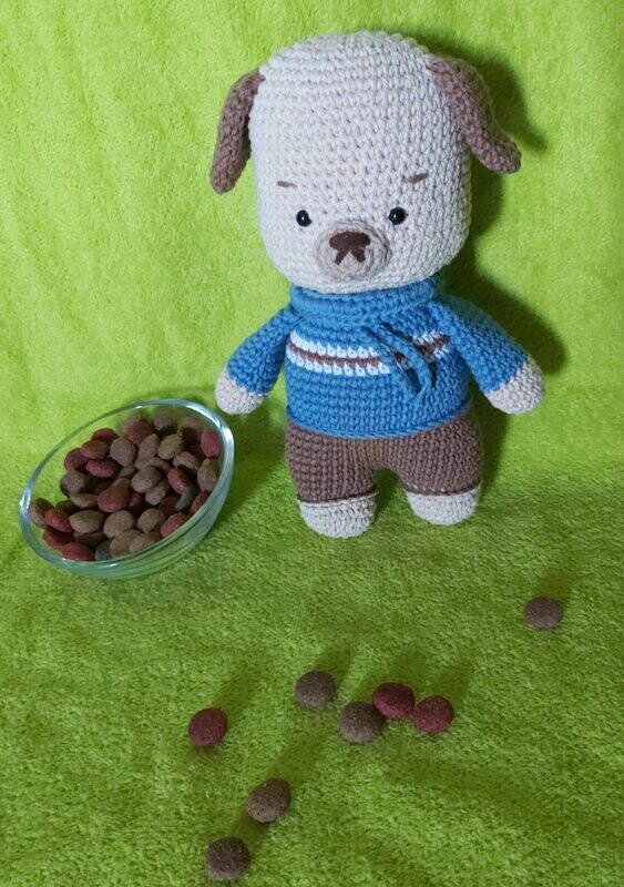 Perrito amigurumi tejido a mano