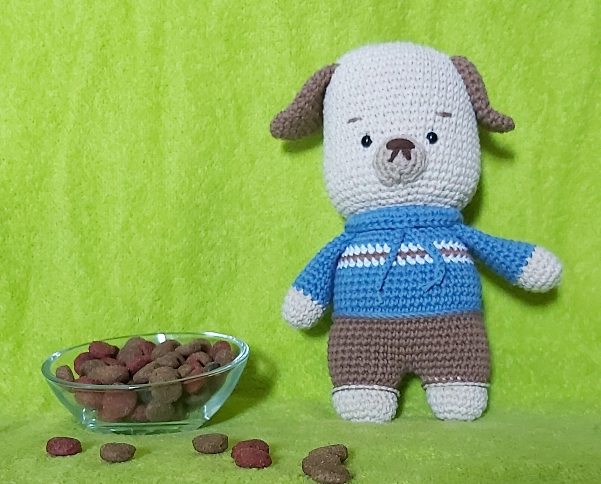 Perrito amigurumi tejido a mano