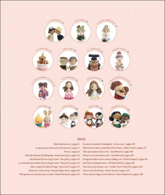 AMIGURUMI. AMIGOS Y CELEBRACIONES