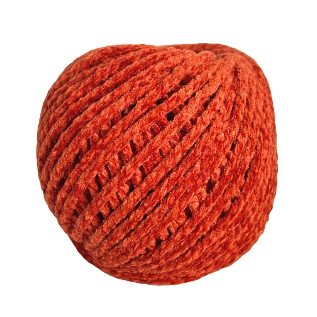 Macrame Velvet color teja