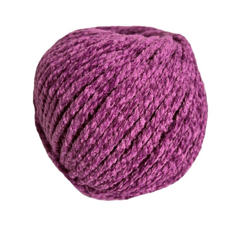 Macrame Velvet color magenta