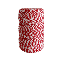 Casasol Eco Barbante color Blanco Rojo