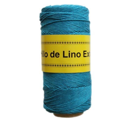 Lino encerado Casasol Turquesa