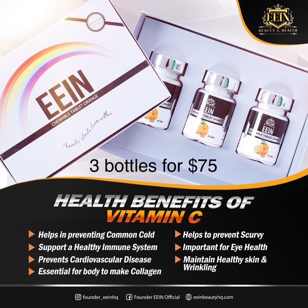 EEIN VIT C CHEWABLE TABLETS (3 BTLS)