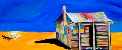 BONE SHANTY - The original painting