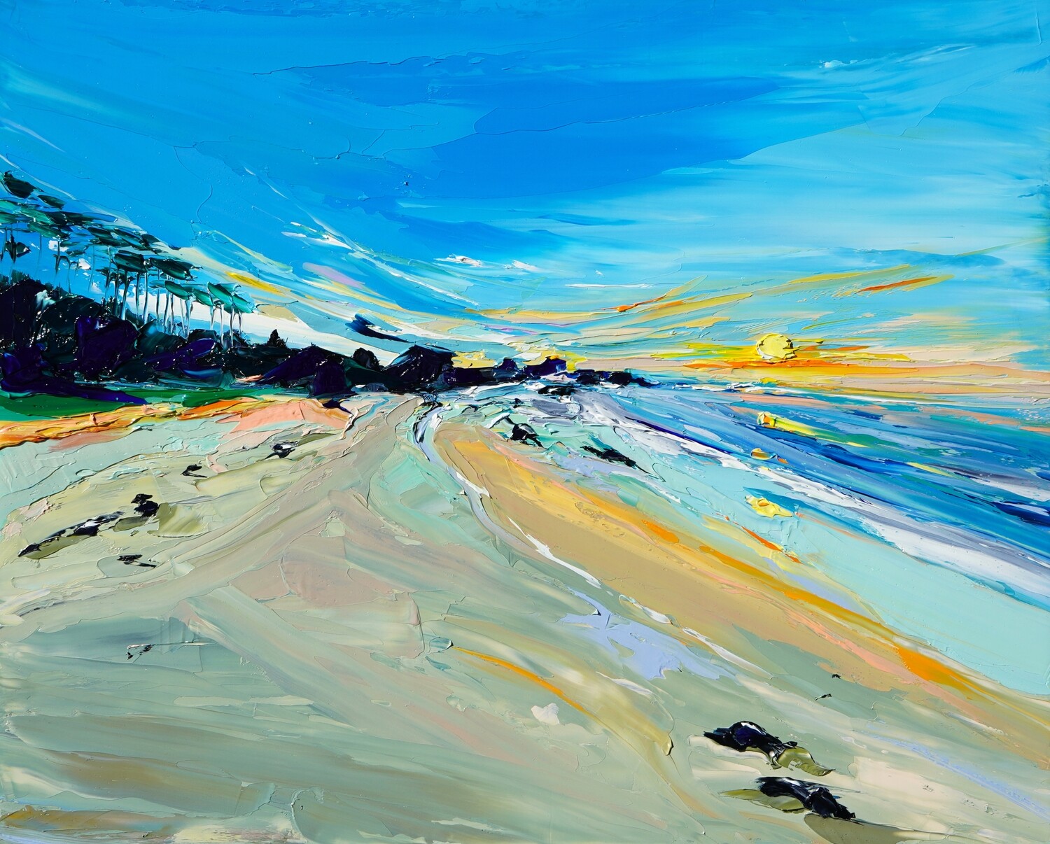 NORTHERN ROCKS MYSTERY BAY- the original painting