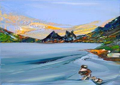 GOLDEN DOVE - The original painting