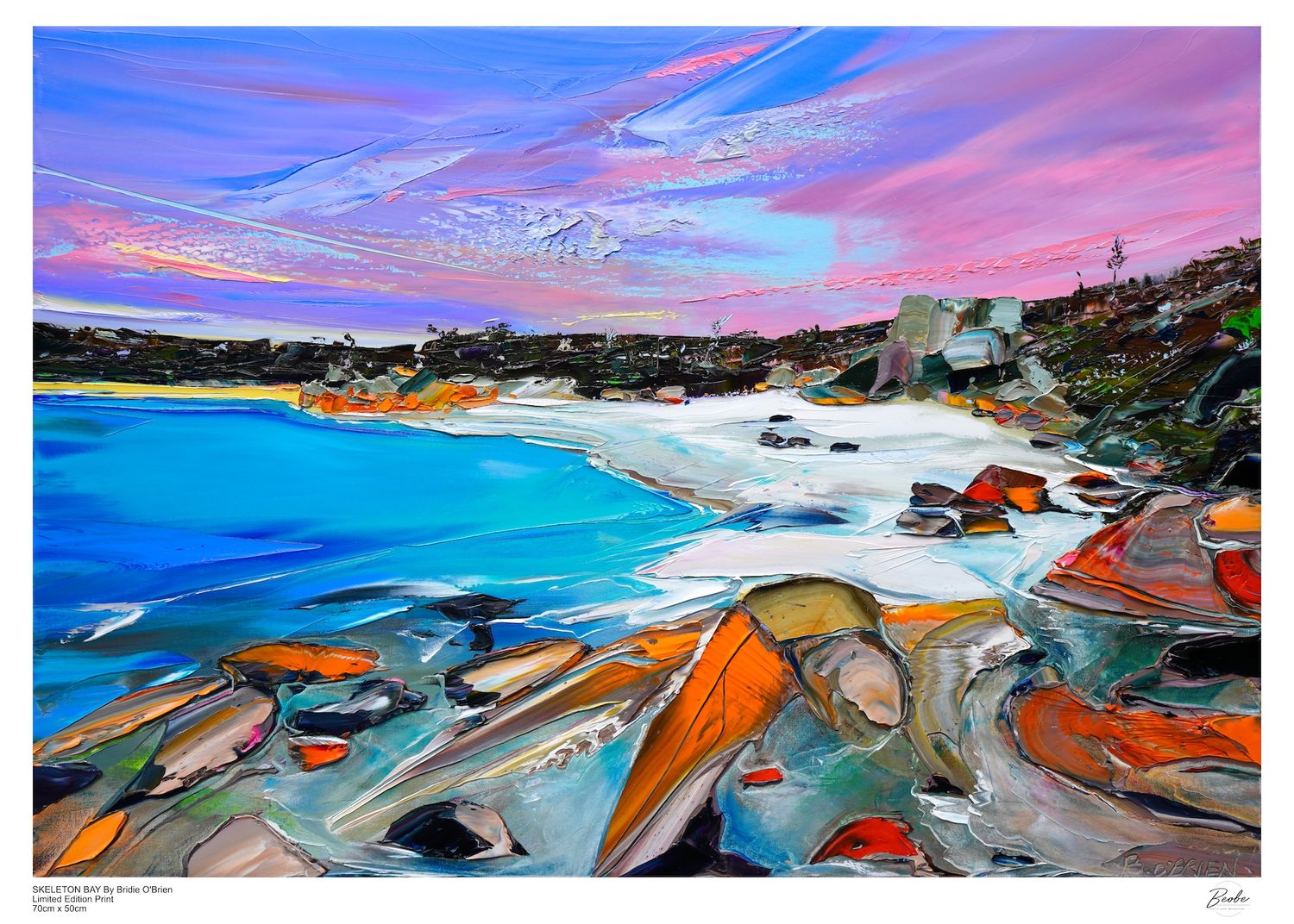 Limited Edition Print - 50cm x 70cm - SKELETON BAY