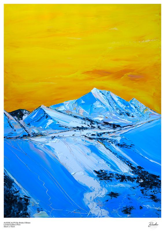 Limited Edition Print - 20" x 28" - AUSSIE ALPS