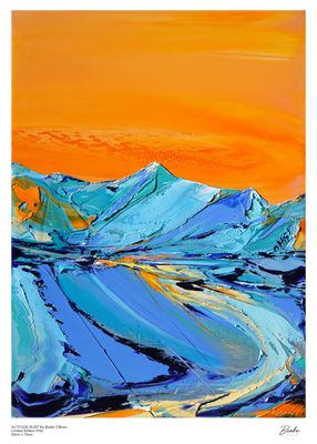 Limited Edition Print - 50cm x 70cm - ALTITUDE RUST