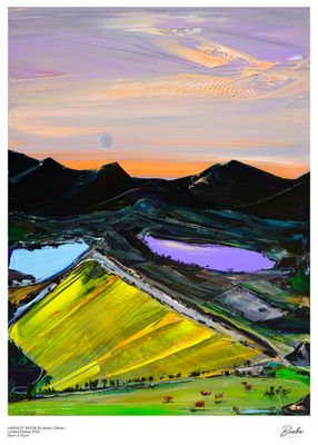 Limited Edition Print - 50cm x 70cm - HARVEST MOON
