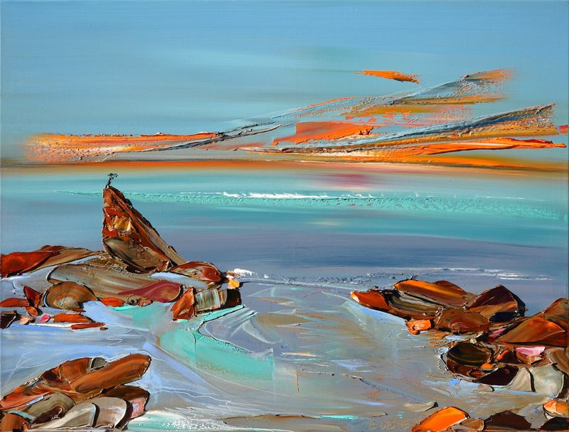 ONE TREE ROCK - The original painting