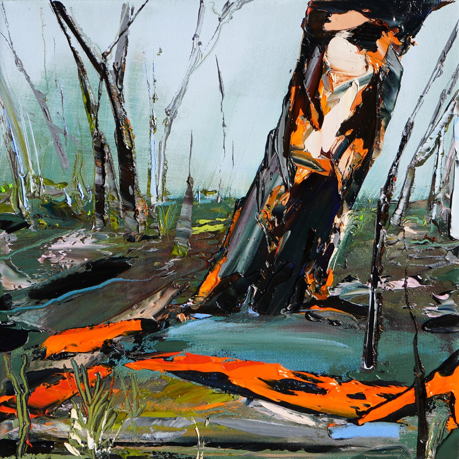 RED RIVER GUM - The original painting