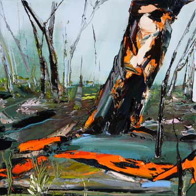 RED RIVER GUM - The original painting