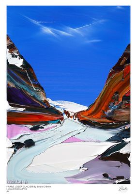 Limited Edition Print -  A4 - FRANZ JOSEF GLACIER