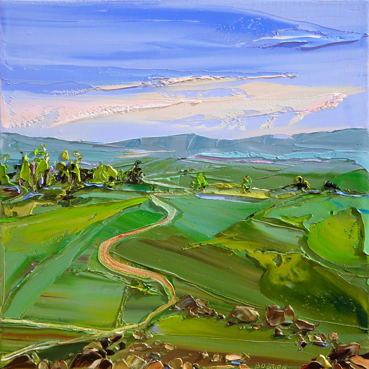 KANGAROO VALLEY - The original painting