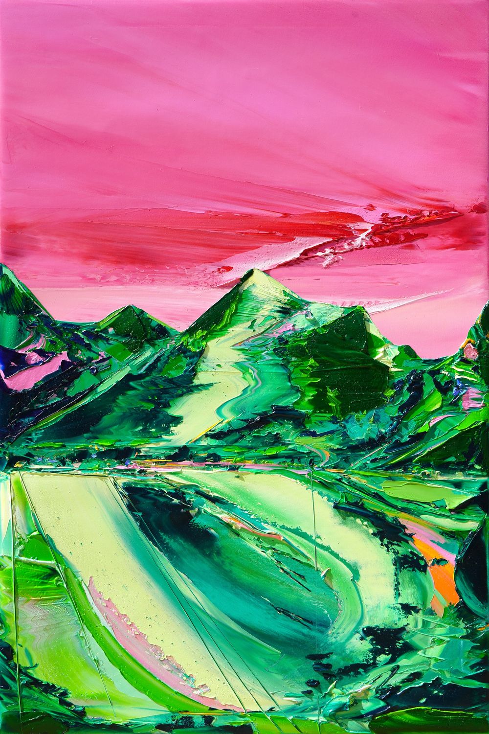 ALTITUDE ROSE - The original painting