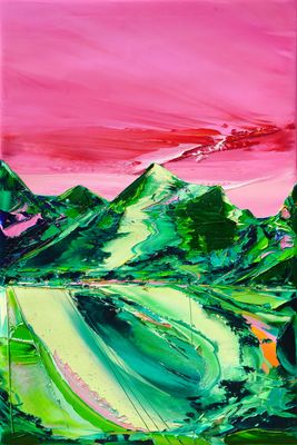 ALTITUDE ROSE - The original painting
