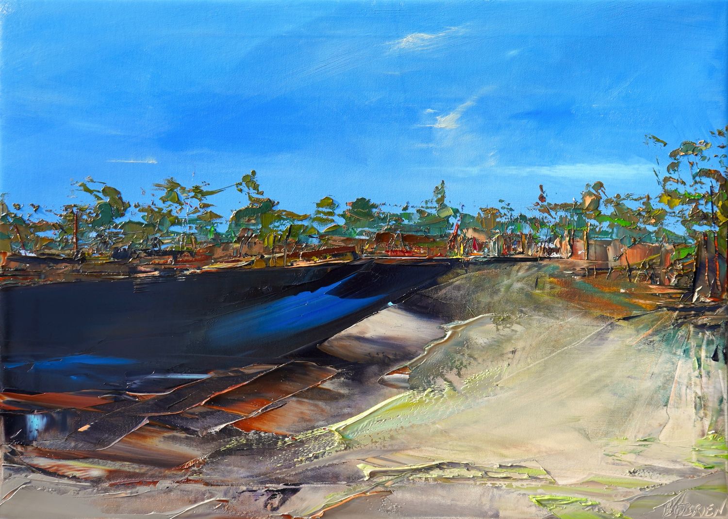 ANT CASTLES &amp; YABBY CLAWS - The original painting