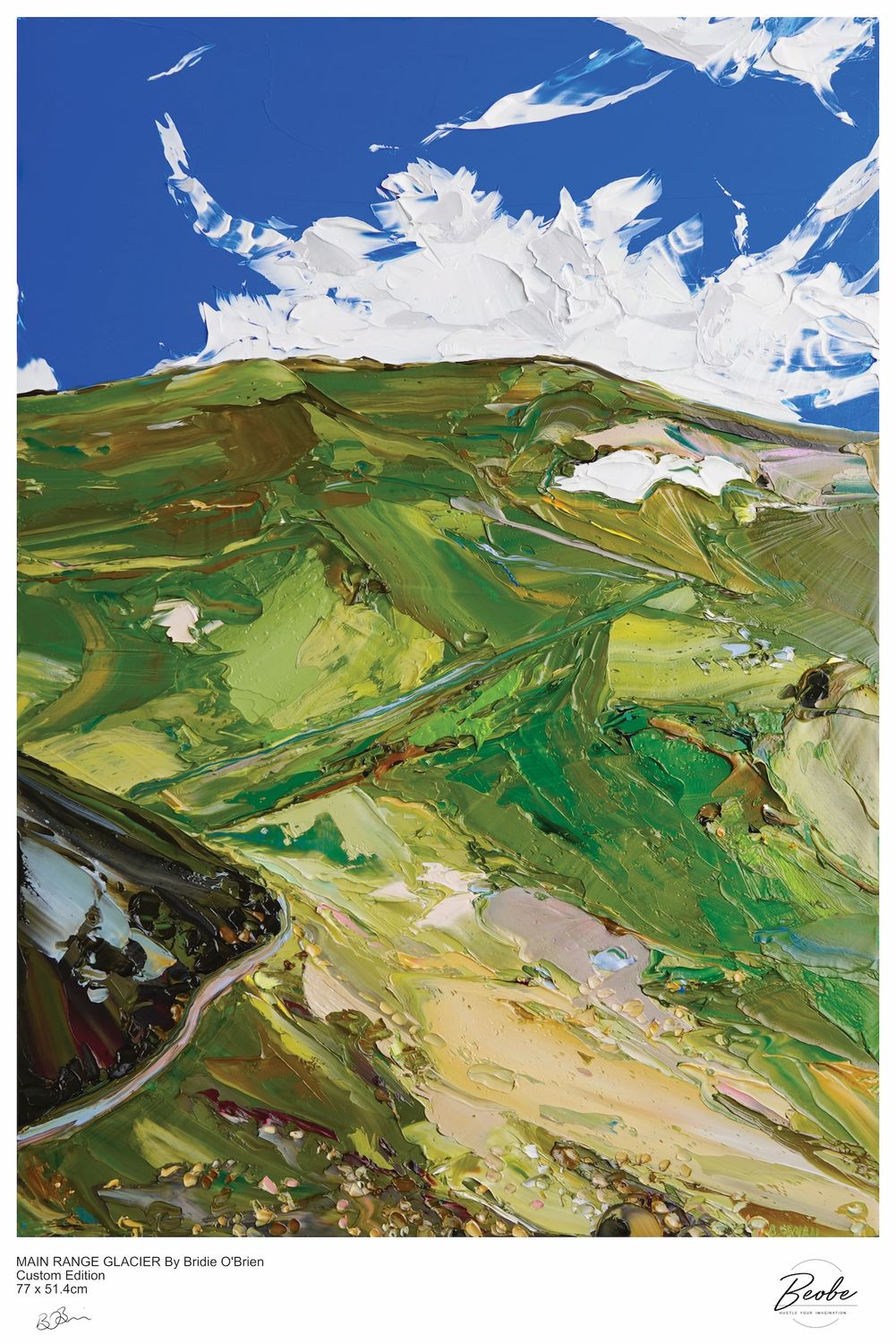 Prints - MAIN RANGE GLACIER