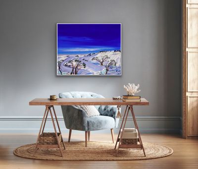UP NEAR ANTONS - The original painting